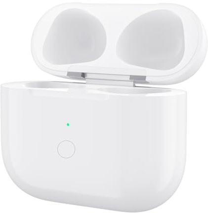 AIRCASES Wireless Charging Case Only for Air Pods 3rd gen, Charger Case Compatible with Air Pods 3 Gen Replacement Charger Cases, Support Bluetooth Pairing&Sync Button, Earbuds Not Included