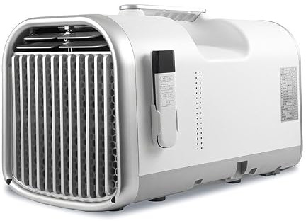 Mobiles Klimagerät Ohne Wasserablassen,5100 BTU Tragbare Klimaanlage Camping,1500W Kühlung mit Schlaf-/Entfeuchtungsmodus,12H Timer,16-32°C,Kompakte Split-Alternative für Zelt,Wohnmobil V1pro