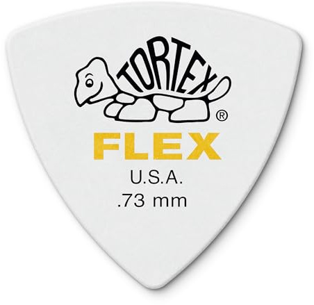 Jim Dunlop 456R.73 Guitar Picks, White