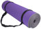 Fitvids Allzweck-Matte, 10 mm, extra dicke, hochdichte, rutschfeste Pilates- und Yoga-Matte mit Tragegurt, Violett