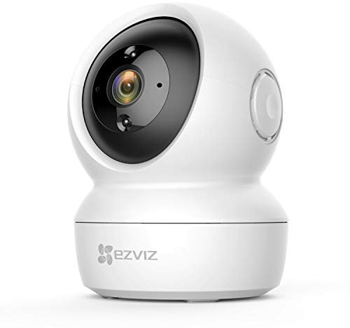 EZVIZ EZ360 720P Cámara de Seguridad Pan/Tilt WiFi con Visión Nocturna, Audio Bidireccional, Máscara de Privacidad Inteligente, Servicio de Nube Disponible, Compatible con Alexa, Google Home y IFTTT