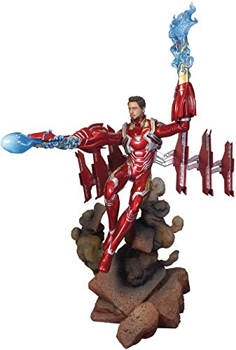 Diamond Select Toys Marvel Gallery Avengers 3 Unmasked Iron Man MK50 DLX PVC Figure, Mehrfarbig, einheitsgröße, 699788830567