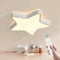 SUZNIU Lampara Techo Infantil Lampara de Techo Infantil Lamparas Techo Estrella 60cm 48W, 3000K-6000K Lamparas Techo Estrella Regulable con Control Remoto para habitacion, Dormitorio