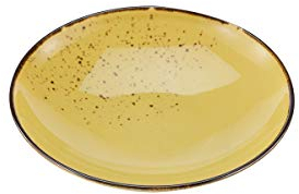 CreaTable 21977 Nature Collection Suppenteller Ø 22 cm, curry, 6-teilig (1 Set)