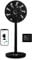 Duux Whisper Flex Noir - Ventilateur silencieux sur pied - Ventilateur sur pied avec télécommande - Minuterie incluse 26 vitesses - Ventilateur AVEC batterie - Ideal pour chambre ou maison
