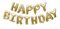 Cavore Luftballon Happy Birthday Banner in Rosegold metallic – XL Schriftzug-Girlande zum Aufhängen für eine stilvolle Geburtstagsdeko für Erwachsene und Kinder