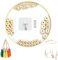 BUZIFU DIY Holz Mobilen Rahmen Babybett Mobile Windspiel Rassel Spielzeug Windspiel Bettglocke Glocke Zimmer Beads Baby Mobile Kinder Bettglocke mobile rahmen holz Kinderzimmer Dekor für Kinder