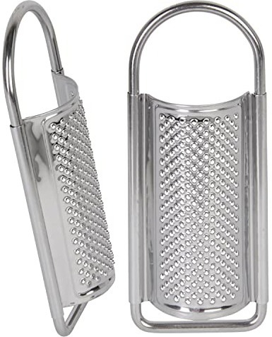 wenco 555159 Premium-Rallador de Especias (15 cm, Acero Inoxidable), Color Plateado, Plata