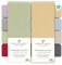 DarBene Spannbettlaken 140x200 Premium 2er Set Color-Mix, Jersey 100% gekämmte Premium Baumwolle, Blickdicht, superweiches Bettlaken bis 30 cm Matratzenhöhe, Oeko-TEX, Apfelgrün & Sand