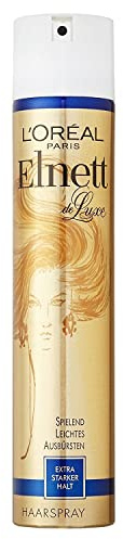 Elnett De Luxe Volumen Hair Fixing Temporary Strong Liquid Aerosol Metal Standard 75ml X1, 1