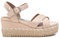 REFRESH Damen 170587 Keilsandale, beige, 36 EU
