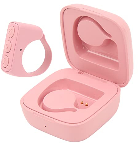 TikTok-Fernbedienung Kindle APP Page Turner, Bluetooth-Kamera-Videoaufnahme-Fernbedienung, APP Remote Scrolling Ring Clicker, Tik Tok Scrolling Ring für Handy (Rosa)