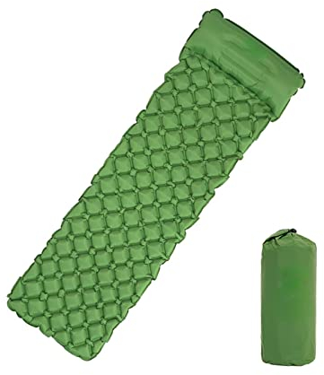 Pad Campingmatte, aufblasbar, zum Schlafen, mit Kissen, Luftmatratze, Kissen, Schlafsack, Luftsofas, aufblasbares Sofa (Farbe: 2, Größe: EIN Sitz) (Einheitsgröße, EIN Sitz) Beautiful Scenery