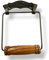 Cast Iron British Paper Co Oak Wooden Toilet Towel Holder