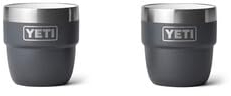 YETI Rambler Espresso Cup, Vacuum Insulated Stainless Steel Stackable Cup, Charcoal, 2 Pack 4 oz (118 ml)