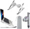 Laptop Stand Foldable Aluminum Laptop Stand Cooling Laptop Stand with 2 Cooling Fans,RGB Lights,7 Height Adjustments for 10-18 inch Laptop or Tablet