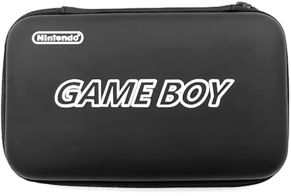 Custodia rigida GBA GBC GBP, grande, nera, Gameboy Advance Color Pocket, capacità portatile, resistente agli urti, custodia da viaggio in EVA