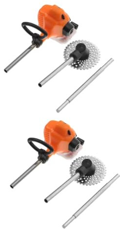 VICASKY 2stücke Miniatur Rasenmäher Für Puppenhausdekoration Detailreiche Und Leichte Mini-mäher Für -landschaften Und Kinderzimmer Als Dekoratives Accessoire