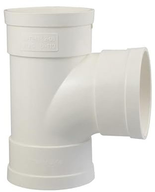 BLBTEDUAMDE Drainage Pipe, Drain Elbow, Downpipe Fittings, Plastic Gutters, Drain Elbow, Drain Downpipe Fittings(6pcs 160 * 50 Tee)