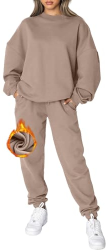 CheChury Chándal de Mujer Sudadera Pullover Mujer Ropa de Casa para Damas y Pantalones Conjunto de Ropa Ropa Deportiva Ropa Casual Damas Chaqueta de Manga Larga Trajes de Gimnasia Otoño Invierno