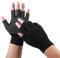 Leichte Handschuhe für Damen und Herren, Halbfinger, rutschfest, atmungsaktiv, fingerlos, Arbeitshandschuhe für Klettern, Fitnessstudio, Training, Gewichtheben, Outdoor