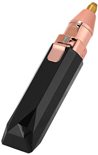 Qukaim Electric Eyebrow Trimmer 2 in 1 Lipstick Shaped Hair Removal Machine, Electric Eyebrow Trimmer and Hair Shaver, Portable Design for Women, Compact and Lightweight