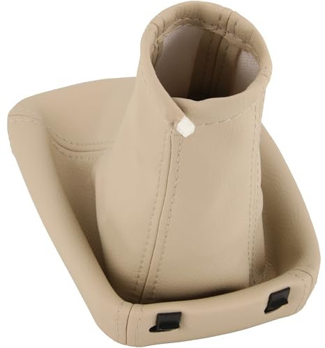 Funda para palanca de cambios compatible con Opel Astra G, 1998-2009, Plug & Play, funda para palanca de cambios, con marco, color beige