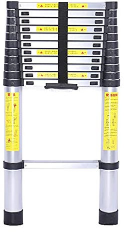 Scala Telescopica 8m / 6.2m / 5m / 3.8m / 2.6m, Scala Telescopica Pieghevole in Alluminio Resistente, Scala Estensibile per Tenda da Tetto Domestica Camper Mansarda, Carico 150 kg (Size : 1.
