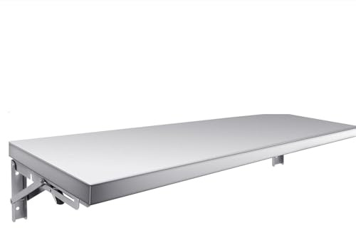 Stainless Steel Folding Wall Shelf 40x35cmCommercial Kitchen Food Truck Garage Laundry SpaceSaving WallMounted Storage Office Support HeavyDuty Étagère Murale.