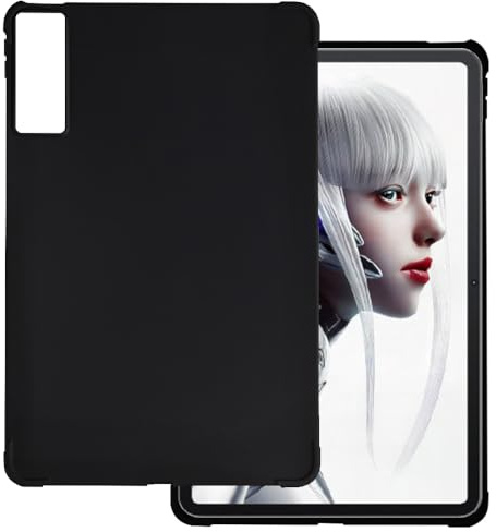OAGELIM Case Compatible with ZTE Nubia Red Magic Nova Gaming Tablet 10.9 2024, Lightweight Soft TPU, Anti-Scratch Ultra Slim Protective Tablet Cover, Shockproof Shell Impact Resistant(Black)
