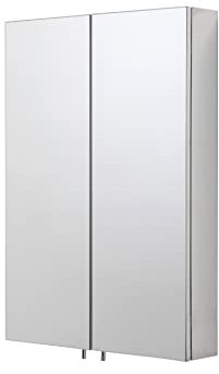 Croydex Colorado Double Door Stainless Steel Cabinet