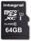 Integral Memory UltimaPro 64 GB MicroSDXC Class 10 Memory Card up to 40 MB/s, U1 Rating, Black