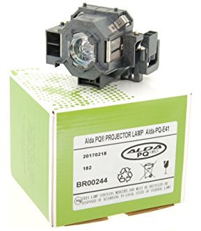 Alda PQ-Premium, Lampe de projecteur pour EPSON EMP-S52 Projecteurs, Lampe avec boîtier