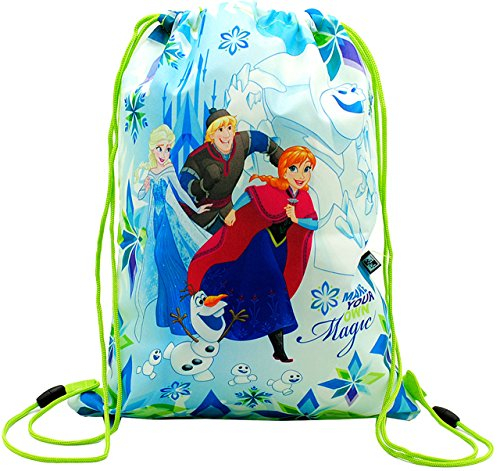 alles-meine.de GmbH Sportbeutel - Turnbeutel - Schuhbeutel__ die Eiskönigin - wasserfest/wasserabweisend & abwischbar - für Kinder - Schulbeutel Kindergarten - Mädchen/S..