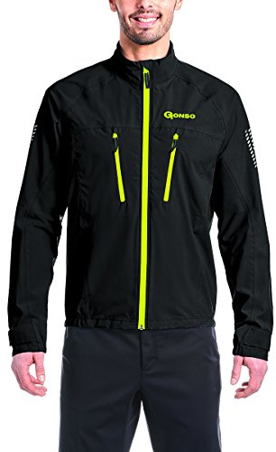 Gonso Herren Halit Allwetter-Jacke, Black, L