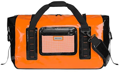 anndora Wasserfeste Reisetasche 70 L Sporttasche Segeltasche wasserdicht Orange - Dry Bag