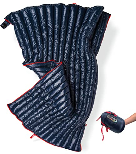 ZOOOBELIVES Alplive T400 Ultraleichter Daunenschlafsack für Rucksackreisen, 800 ml, ultrakompakt, 650 Füllkraft, Umschlagschlafsack für Wandern, Camping und Hinterland, leicht und komprimierbar