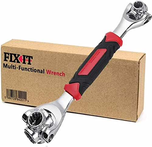 FIX IT Universal Socket Wrench - 48 in 1 Multifunction Socket Wrenches Tool with 360 Degree Rotating Head, Spanner Tool for Home and Car Repair