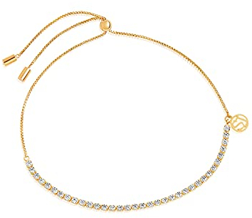 Sif Jakobs Jewellery Damen-Armband 925er Silber Zirkonia One Size Gold/Gelb 32014526
