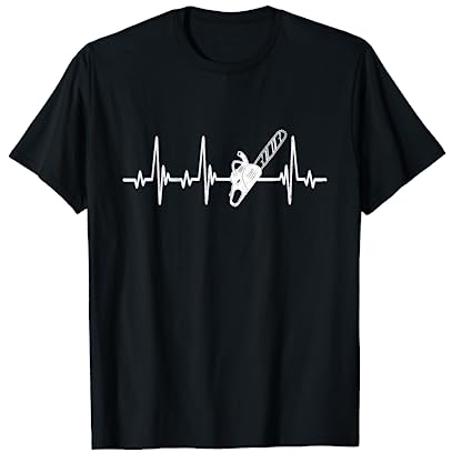 Herzschlag Forstwirt Axt Spruch Säge Motorsäge Holzfäller T-Shirt