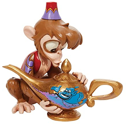 Disney Traditions Abu Genie Lamp & With Scene Figurine