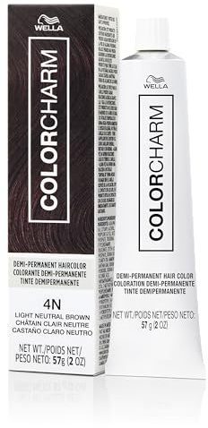 COLORCHARM Demi Permanent Hair Color | 4N Light Neutral Brown | Gloss, Refresh & Tone | 2 Fl Oz