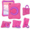 NLR Kinder Eva Schutzhülle für iPad | Multidirektionsstabiler Stand | Kompatibel mit 10,2 Zoll iPad 2021/2020/2019 (9./8./7. Generation) (Rosa + Lila)