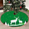 Mateju Weihnachtsbaum Rock Weihnachtsbaumdecke Groß Tannenbaum Unterlage Rund Christbaumdecke Christbaumständer Teppich Baumdecke für Weihnachtsdeko Neujahr Party (90cm,Grün)