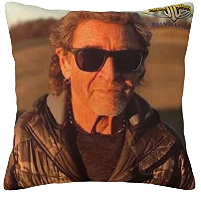 Peter German Maffay Kissenbezug, 45,7 x 45,7 cm, Bauernhaus, dekorativer Kissenbezug, quadratisch, weich