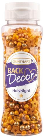 Günthart BackDecor Premium Streuselmix Holy Night, 90 g, in praktischer Dose
