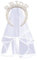 JUSTOTRY 1 pcs Bride to Be Stirnband,Team Bride Headband mit Weiß Schleier für Jga Frauen Accessoires,Die Geschenk mit Pearl “BRIDE” Lettering für Junggesellenabschied Frauen und Jga Deko
