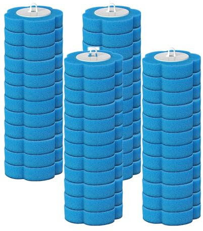 Disposable Toilet Brush Head, 48PCS Disposable Toilet Cleaning System, Disposables Replacement Brush Head Set, Toilet Cleaner Brush Heads Toilet Wand Kit for Bathroom