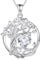 FANCIME Lebensbaum Zirkonia Kette für Damen 925 Sterling Silber Baum des Lebens Zirkonia Anhänger Halskette Schmuck Geschenke für Frauen Mädchen, Kettenlänge: 40+5 cm
