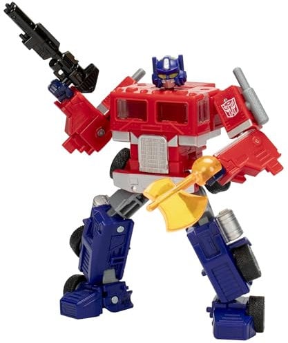 Transformers Generations Legacy United, Figurine à Conversion G1 Universe Optimus Prime Classe Deluxe de 14 cm, pour Filles et garçons, dès 8 Ans